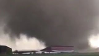 Powerful tornado hits Germany footage [upl. by Watson]