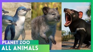 Planet Zoo 115 ALL 171 ANIMALS SHOWCASE [upl. by Andree]