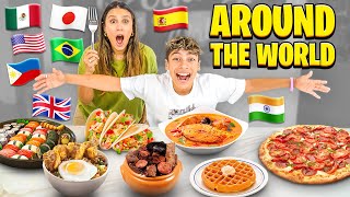 EATING Foods From all Over the WORLD [upl. by Annala]