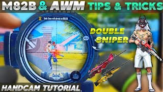 awm m82b double sniper tips and tricks fast gun switch with handcam [upl. by Charmion638]