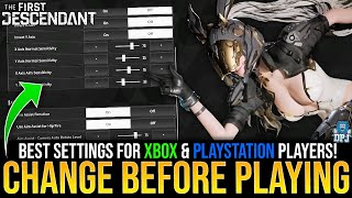 CHANGE THESE BEFORE PLAYING The First Descendant  Best Settings For Console Players  Xbox amp PS [upl. by Llehsram]