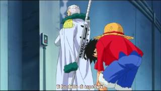 One Piece 606  Luffy e Smoker sub Ita [upl. by Trefler]