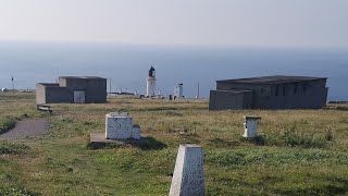 WORLD WAR II REMNANTS Exploring army fortifications at Dunnet Head Lighthouse Scotland 2472021 [upl. by Nomaid]