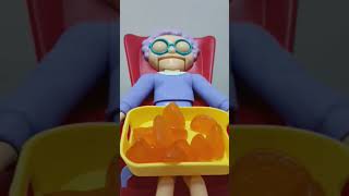 🏄dont steam grannys gummy orangeasmr satisfyingasmr shortvideo gummycandy grannygreedy [upl. by Atined881]