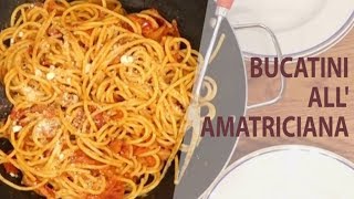 Bucatini allamatriciana  Easy way  Made in italy [upl. by Ferren607]