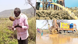 Borewell Drilling 20 Hp Motor With Coconut water checking method  Borewell water  Borewells video [upl. by Ed]