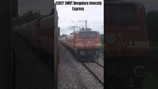 22766 AJJ WAP4 Hauling 22617 TPTYSMVB Intercity Express  On board 17209 Seshadri Express [upl. by Licna]