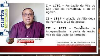 CONCURSO DE PARNAÍBAPI Cronologia História [upl. by Nordin697]