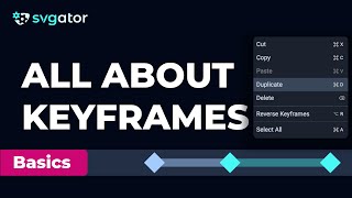 Add Delete Duplicate Keyframes  SVGator [upl. by Cathe720]