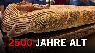 Archäologen öffnen 2500 Jahre alten Mumiensarg und machen einen spektakulären Fund [upl. by Adnouqal649]