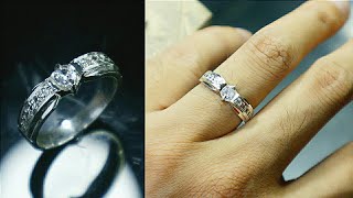 how to make silver ring for women  handmade jewelry [upl. by Esekram]