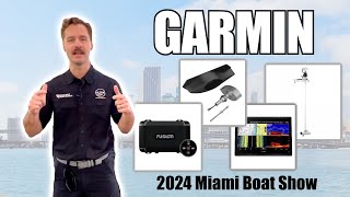 Inside the Garmin Booth at the 2024 Miami Boat Show [upl. by Lamok]