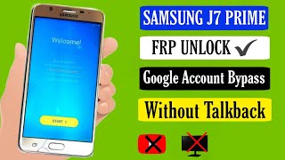 Samsung J7 Prime FRP Bypass 2022  FRP J7 Prime  G610F FRP Bypass  FRP Bypass Samsung Without Pc [upl. by Eecak436]