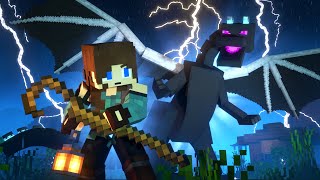 STRONGEST DRAGONS vs THE WITHER STORM in MINECRAFT [upl. by Nednal]