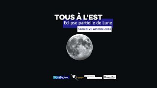 ECLIPSE DE LUNE  28 OCTOBRE 2023 [upl. by Lady]