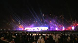 31032012 Meydan Dubai UAE Dubai World Cup 2012 CelebrationDance and Fireworks HD720p [upl. by Eile]