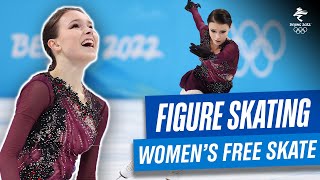 Figure Skating  Womens Free Skating  Full Replay  Beijing2022 [upl. by Oberg436]