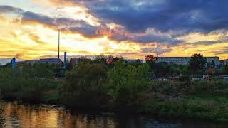 Sonnenuntergang genießen an der Elster in Gera Zwötzen Thüringen [upl. by Stark258]