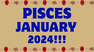 Pisces January 2024 A Complete Turnaround🦋🦋🦋2024 Tarot Pisces [upl. by Spencer745]