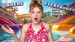 World’s Largest Waterpark to Ourselves Overcoming Fear [upl. by Lyrret]