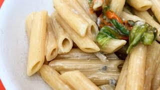 Pasta con fiori di zucca e gorgonzola [upl. by Davenport]