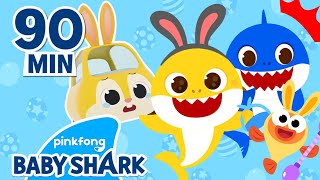 Baby Shark Doo Doo Doo Remix 1 Hour  Compilation  New Year Song 2023  Baby Shark Official [upl. by Attenrad]