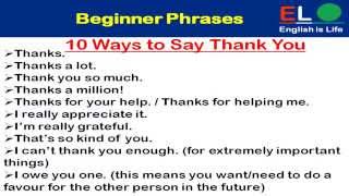 500 Real English Phrases Part1 beginner Phrases [upl. by Etteiram821]