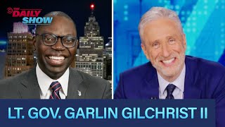 Lt Gov Garlin Gilchrist II  Staying Optimistic for the Future on Election Night  The Daily Show [upl. by Gaal851]