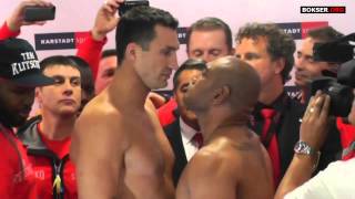 Klitschko vs Leapai Weighin amp Staredown [upl. by Pawsner535]