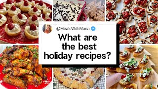 My Top 10 Christmas appetizers Holiday desserts Party Sides and More [upl. by Ciredec292]