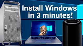 Its Never Been Easier Install Windows in Mac OS No BootCamp required [upl. by Hermann]