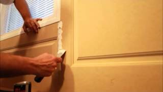 How to install raised panel wainscoting [upl. by Anallij]