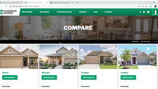 Chesmar com Comparison Floor Plan Feature [upl. by Ahsineg257]