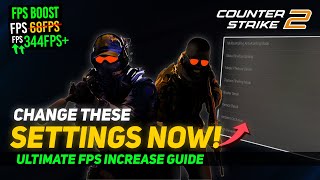 How to Boost FPS in Counter Strike 2  Complete CS2 FPS Increase Guide Best Settings 2023 [upl. by Zel360]