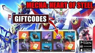 Mecha Heart Of Steel amp All 5 Giftcodes  How to Redeem Code  Mecha Heart Of Steel 5 Codes [upl. by Maharg]