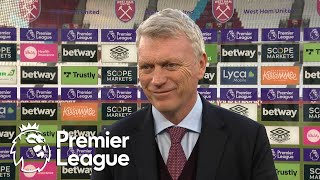 David Moyes Arthur Masuakus great cross lifted West Ham United  Premier League  NBC Sports [upl. by Ahsinid605]