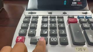 Canon Office Products 2198C001 Canon MP11DX 2 Desktop Printing Calculator Review [upl. by Michaeu]