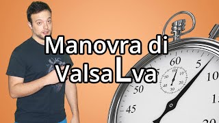 MANOVRA DI VALSALVA in 60 secondi o meno  Spiegazione [upl. by Strang]