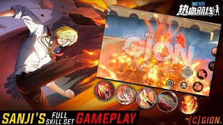 WCI SANJIS COMPLETE GAMEPLAY  C GION  onepiecefightingpath viral 2024 onepiece sanji [upl. by Ihcehcu]