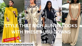 Beautiful and elegant bubu gowns for stylish ladies [upl. by Ruddy]