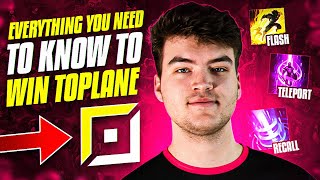 EVERYTHING YOU NEED TO KNOW to WIN TOPLANE [upl. by Llovera236]