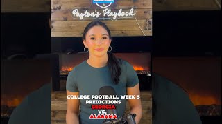 ESPNS COLLEGE GAMEDAY Georgia Bulldogs vs Alabama Crimson Tide Football Prediction [upl. by Clarke]