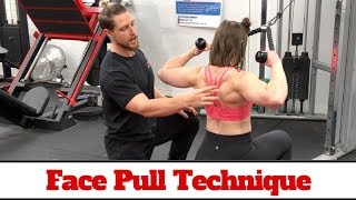 Face Pull Technique 101 Delt amp Back Hypertrophy [upl. by Plusch123]