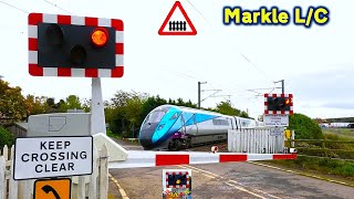 Soon to be permanently closed Markle Level Crossing East Lothian [upl. by Rosol]