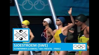 🏅 SCHWIMMEN  50m Freistil  Finale Damen  OLYMPIA 2024 [upl. by Ylicis]