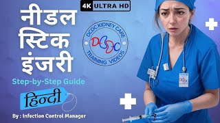 Needle Stick Injury in Hindi  Needle Prick Injury  NSI  Step by Step Guide  dcdc ttt nabh [upl. by Laamak]