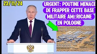 🚨cest confirmé POUTINE va frapper cette base militaire américaine basé en Pologne [upl. by Sulohcin]