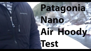 Patagonia Nano Air Hoody  3 Month Review amp Snow Test [upl. by Nosro158]