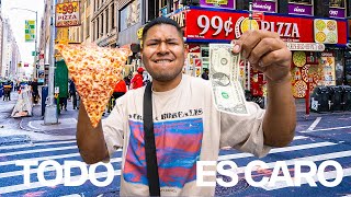 Probando COMIDA CALLEJERA de 1 dólar en Nueva York [upl. by Attenwahs173]