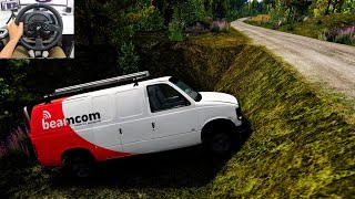 BeamNG Drive  Gavril HSeries Facelift BeamNG drive Gameplay With Thrustmaster [upl. by Goda]